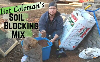 How To Make Eliot Coleman’s Soil Blocking Mix For Soil Blocks